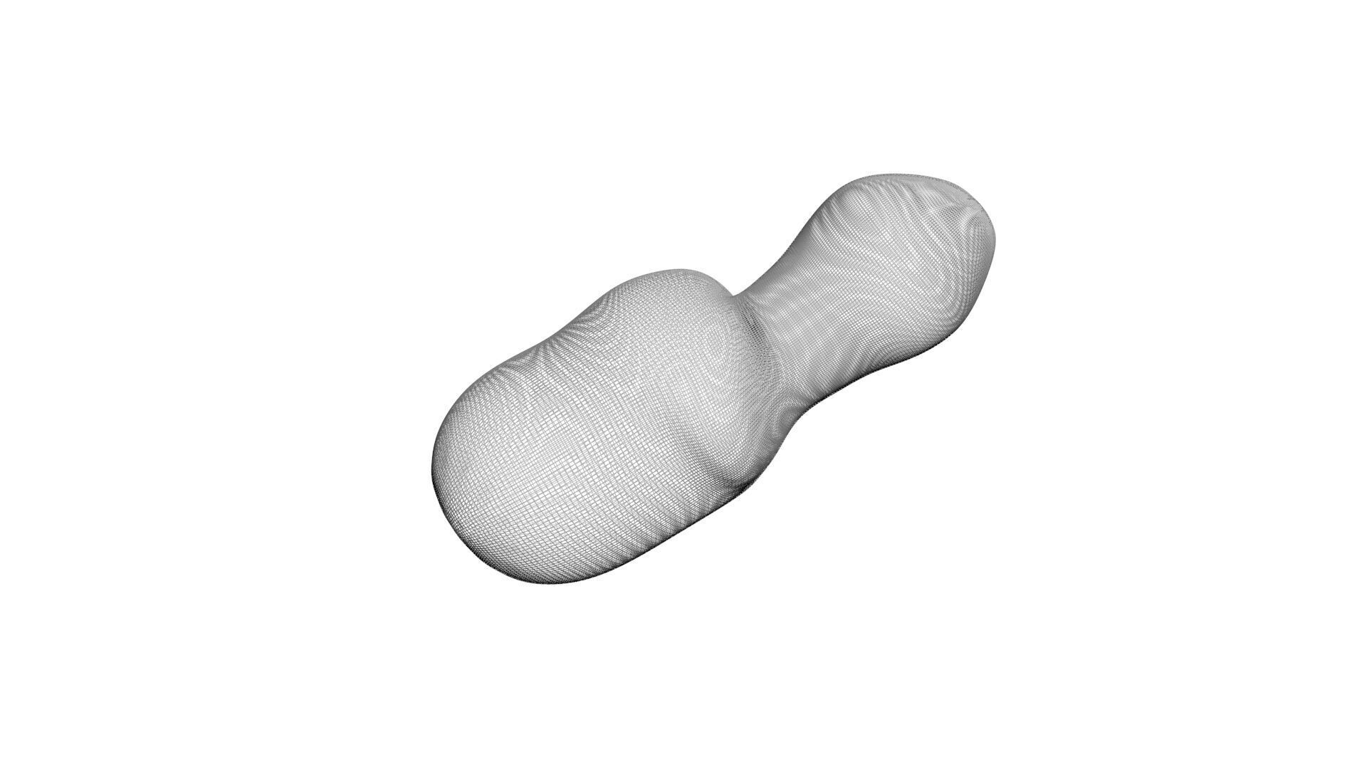 4179 Toutatis Asteroid 3D model_8