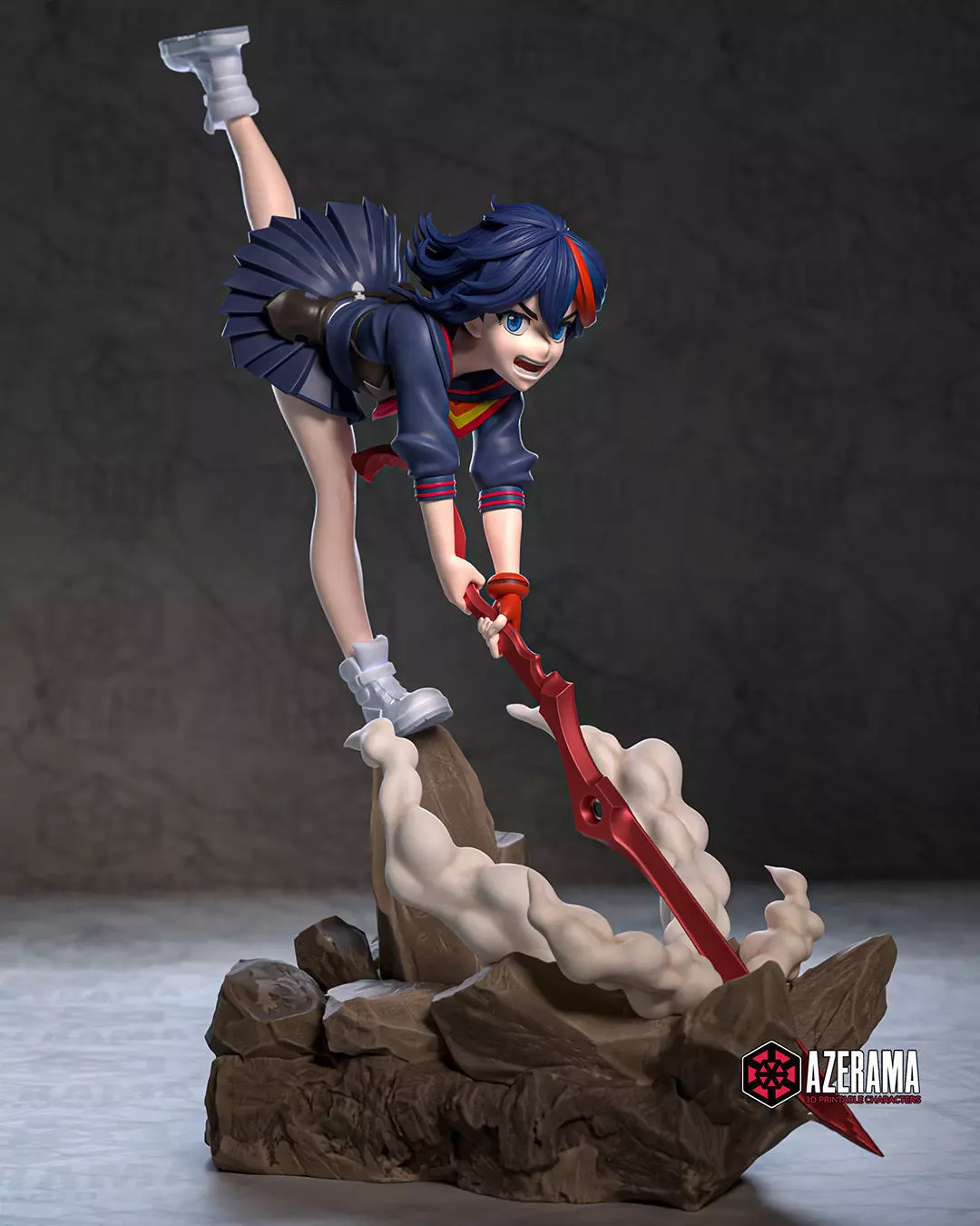 Ryuko Matoi STL Ready for 3D Printing 3D print model