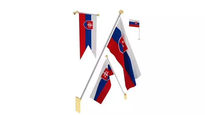 Flags of Slovakia 