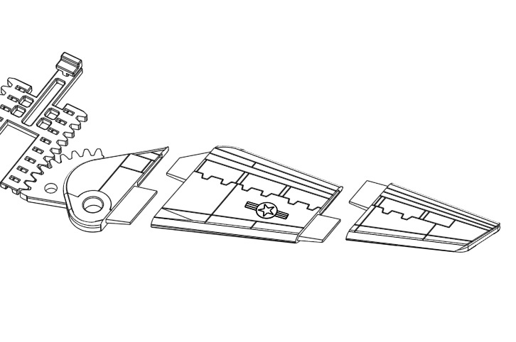 GI JOE SKYSTRIKER F14 ASSEMBLED PARTS 3D print model_30