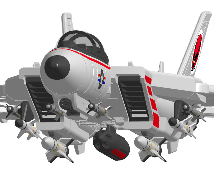 GI JOE SKYSTRIKER F14 ASSEMBLED PARTS 3D print model_7