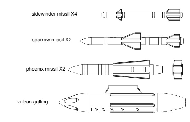 GI JOE SKYSTRIKER F14 ASSEMBLED PARTS 3D print model_19