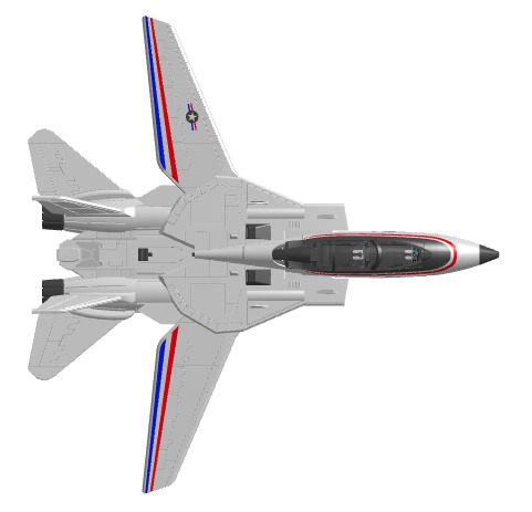 GI JOE SKYSTRIKER F14 ASSEMBLED PARTS 3D print model_16