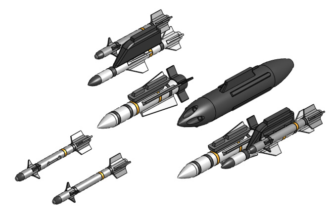 GI JOE SKYSTRIKER F14 ASSEMBLED PARTS 3D print model_17