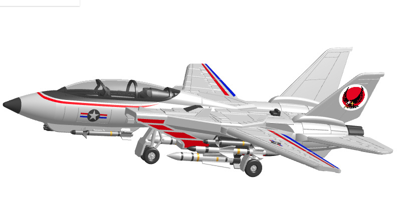 GI JOE SKYSTRIKER F14 ASSEMBLED PARTS 3D print model_9