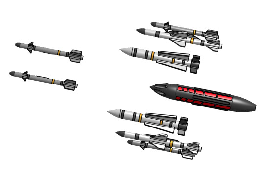 GI JOE SKYSTRIKER F14 ASSEMBLED PARTS 3D print model_21
