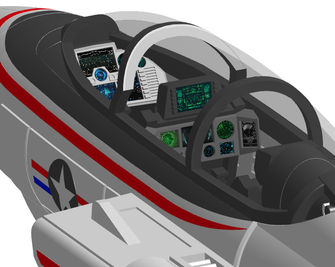 GI JOE SKYSTRIKER F14 ASSEMBLED PARTS 3D print model_12