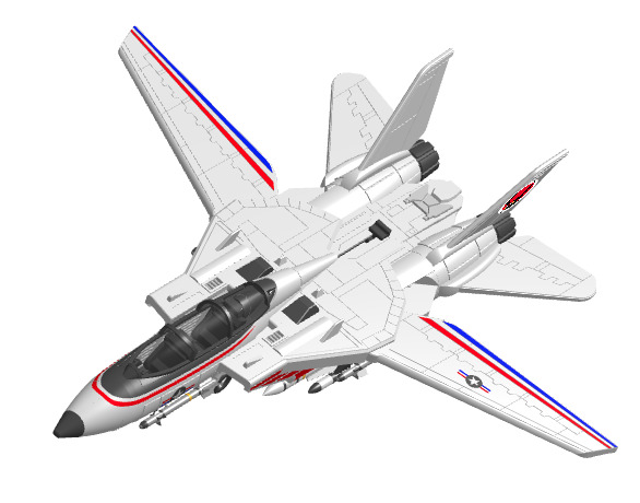 GI JOE SKYSTRIKER F14 ASSEMBLED PARTS 3D print model_10