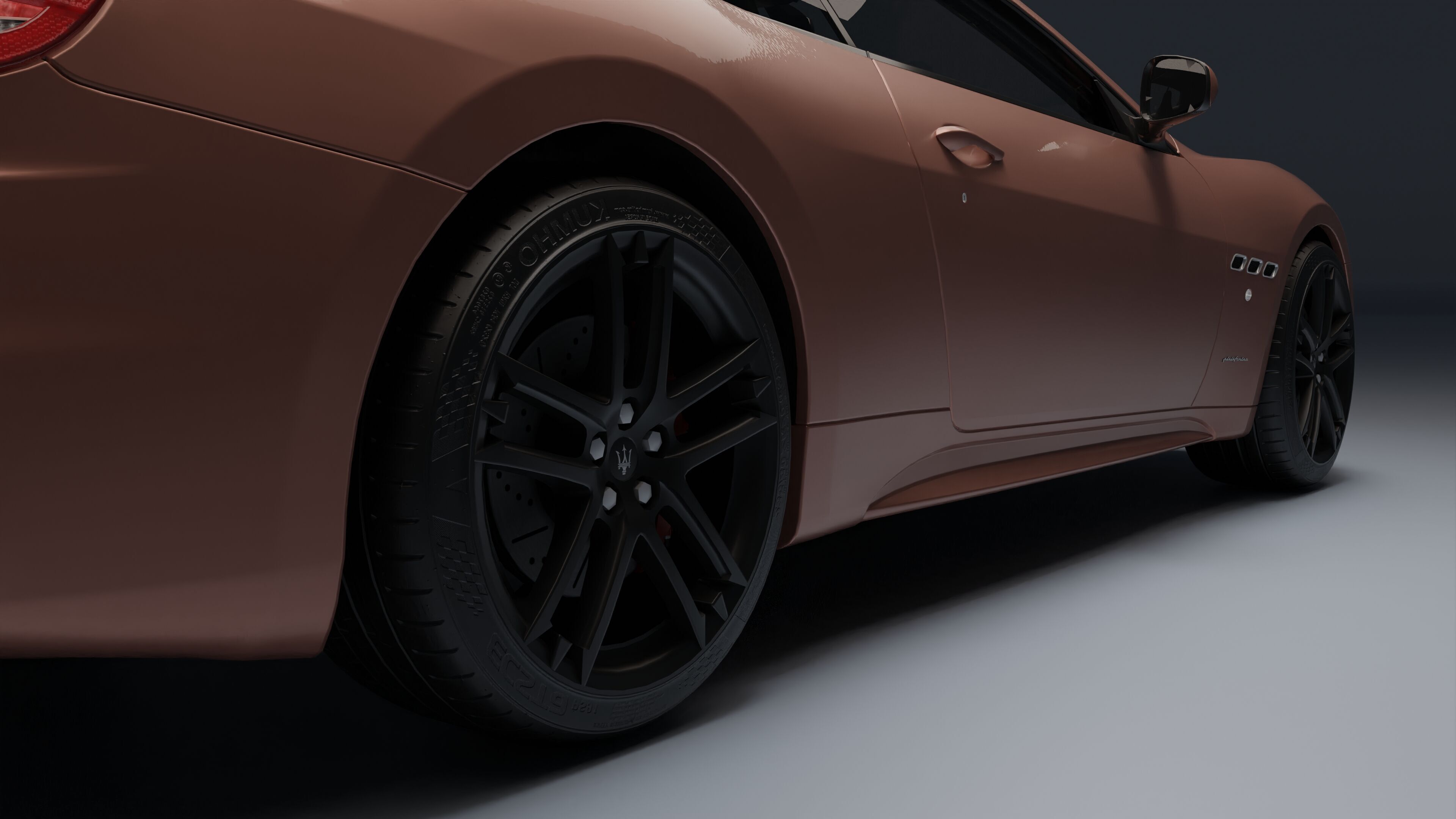 Maserati GranCabrio Low-poly 3D model_6