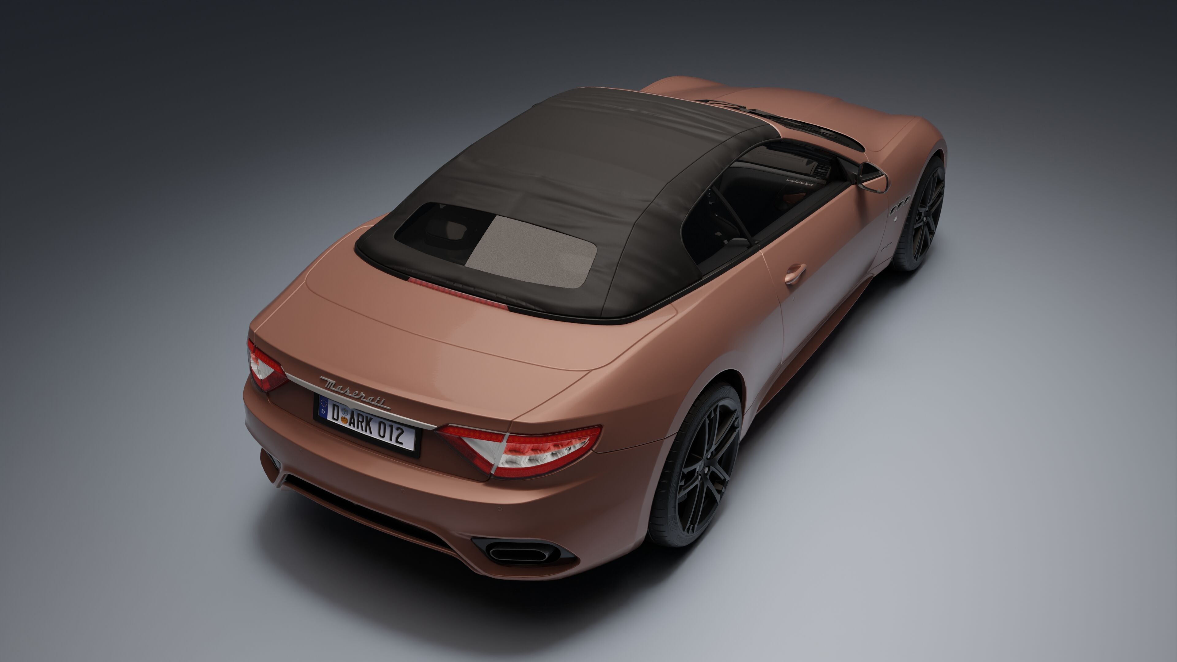 Maserati GranCabrio Low-poly 3D model_20