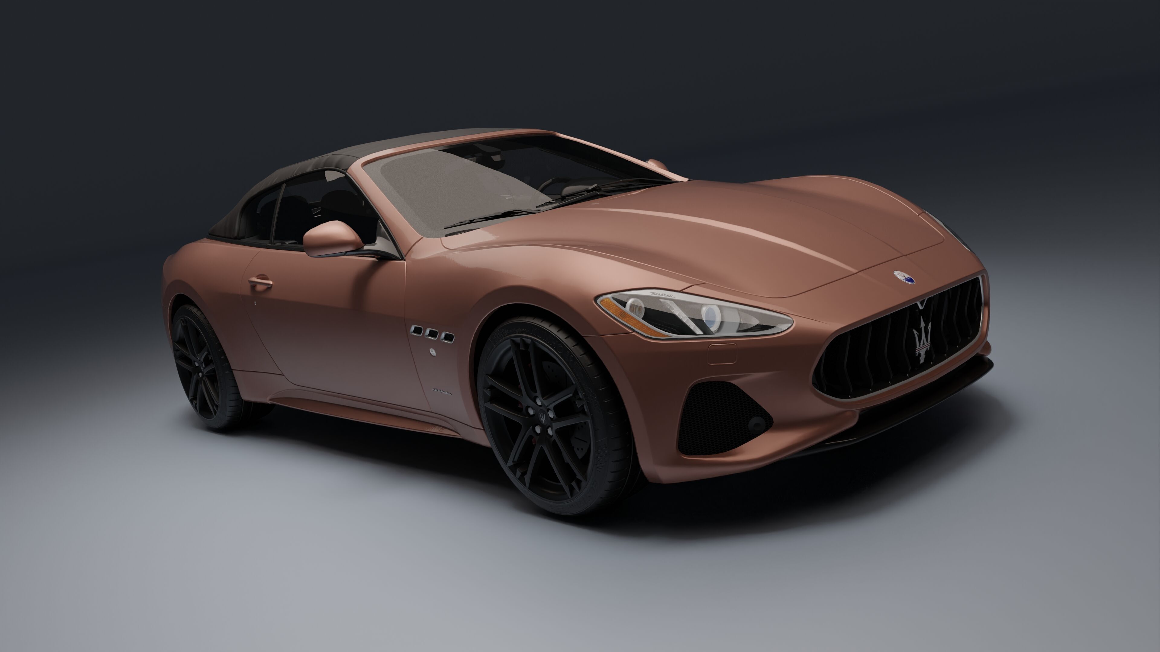 Maserati GranCabrio Low-poly 3D model_37