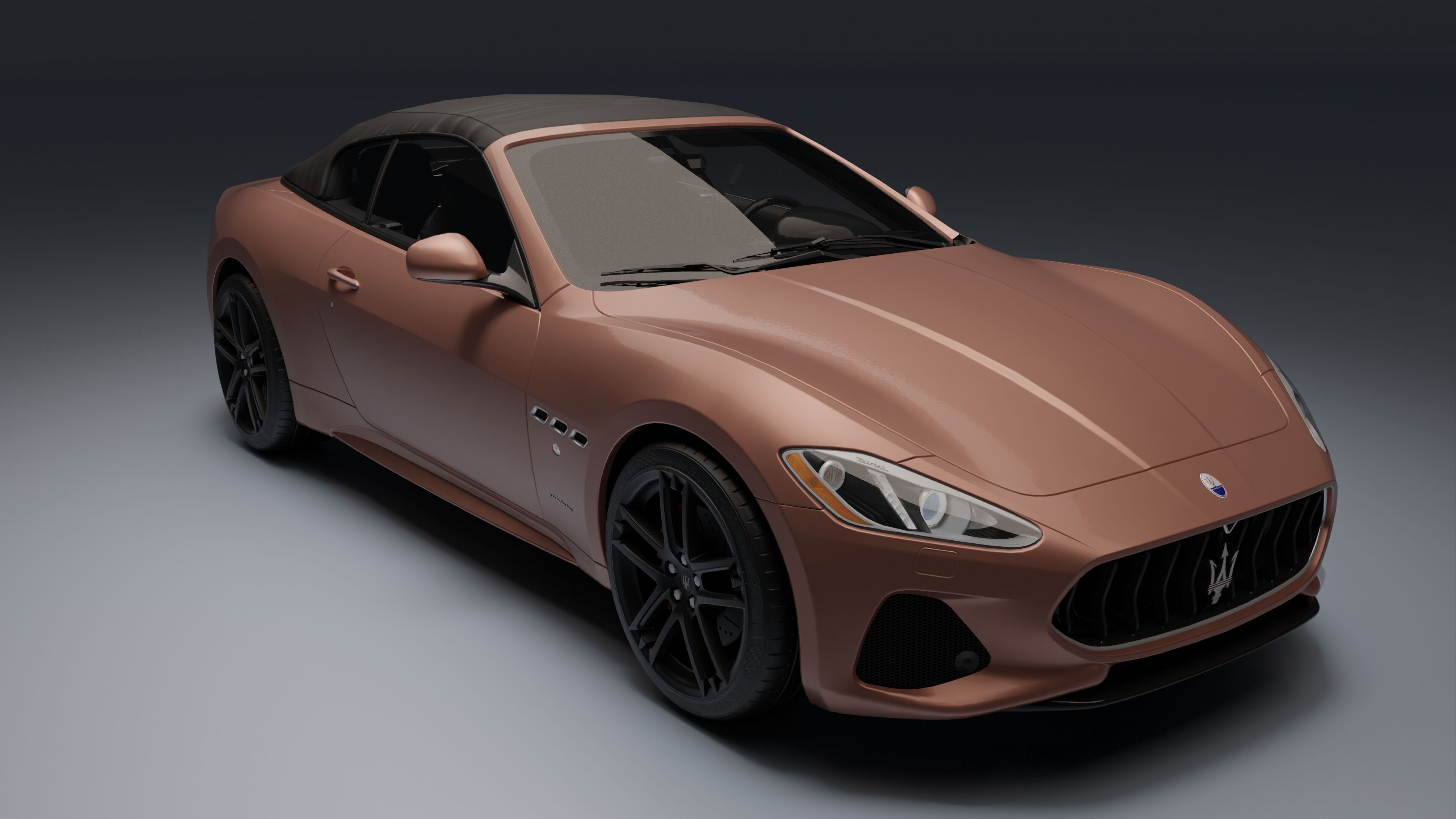 Maserati GranCabrio Low-poly 3D model_16
