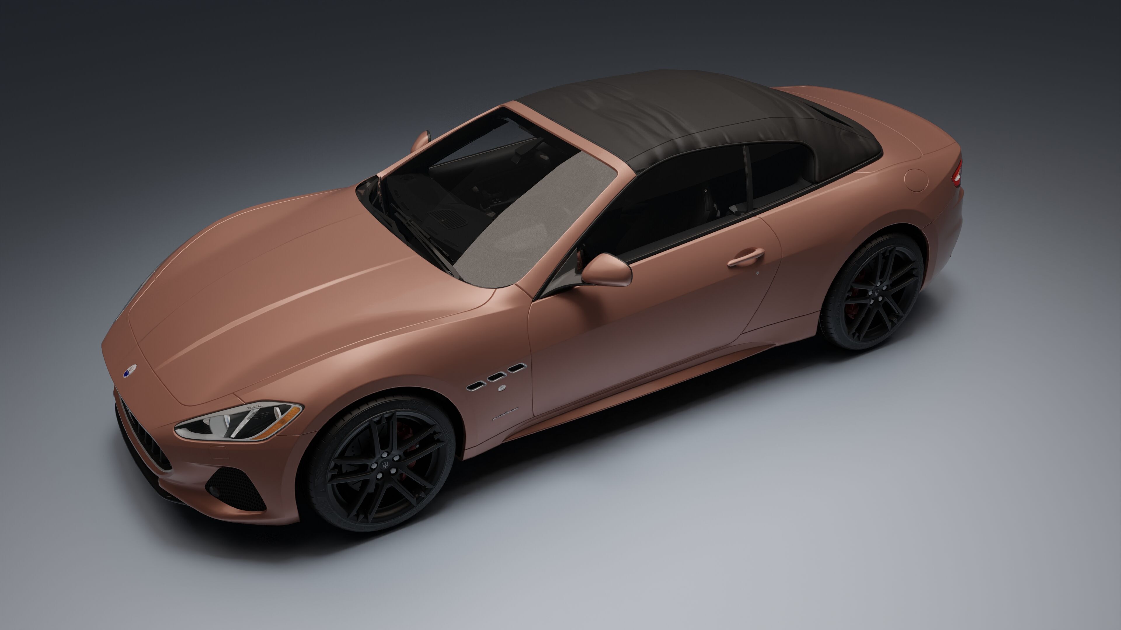 Maserati GranCabrio Low-poly 3D model_21
