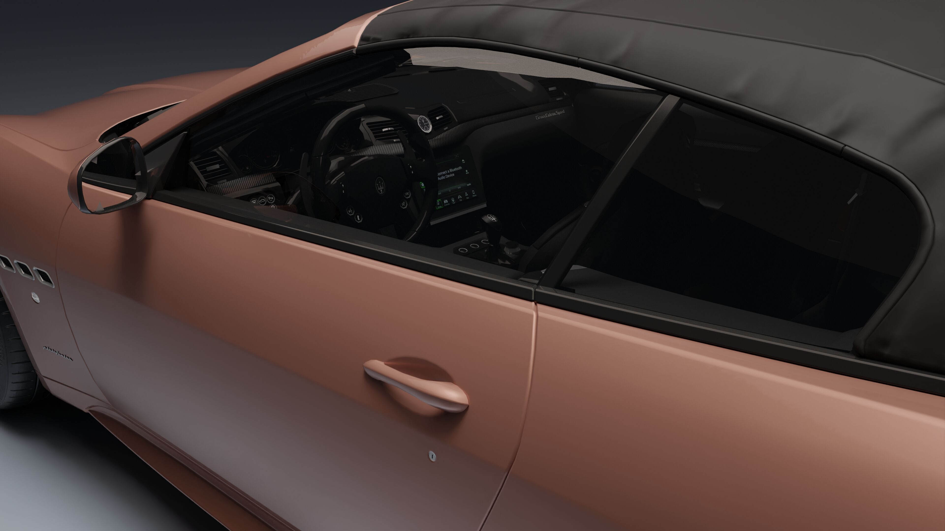 Maserati GranCabrio Low-poly 3D model_9