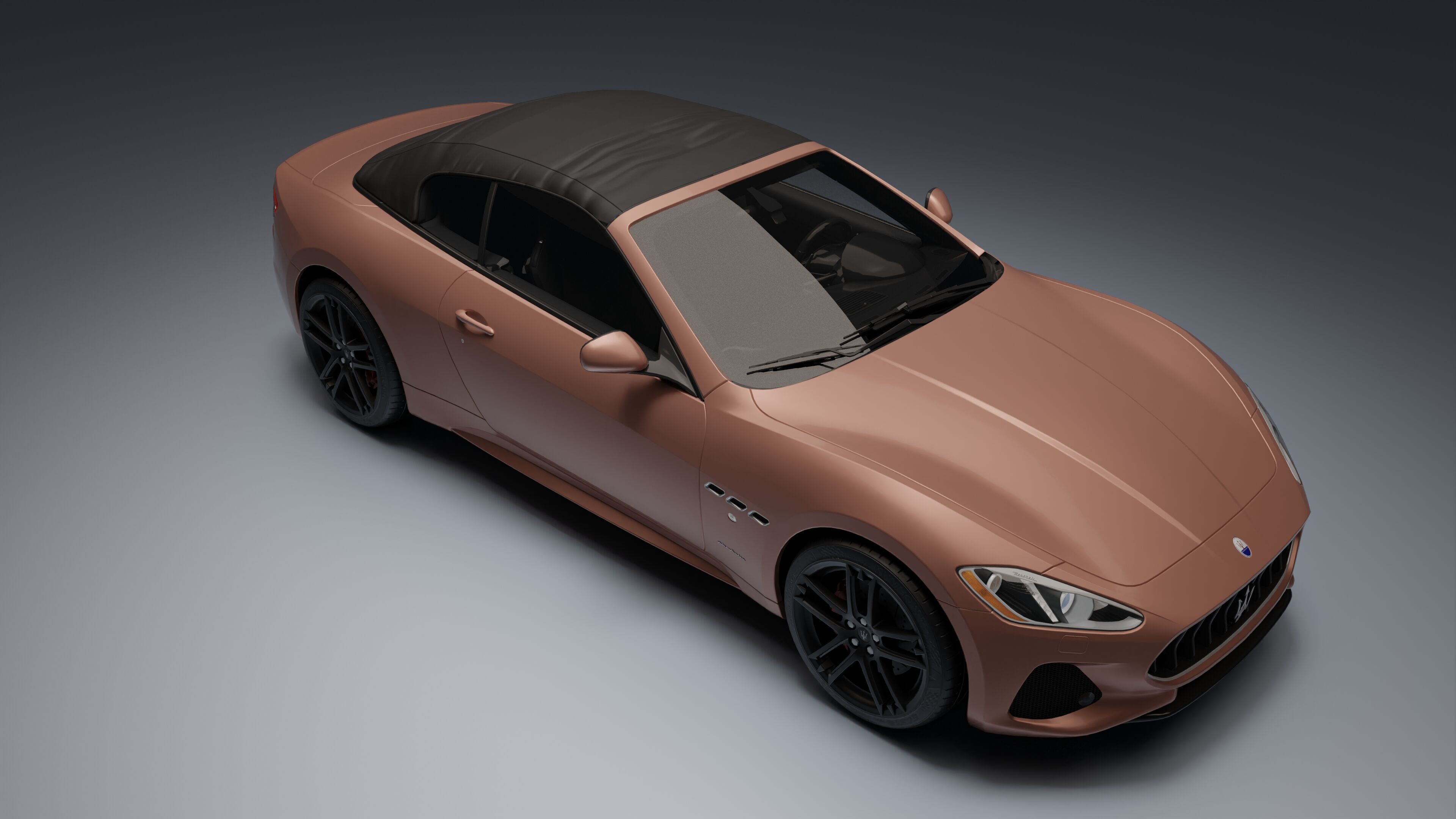 Maserati GranCabrio Low-poly 3D model_22