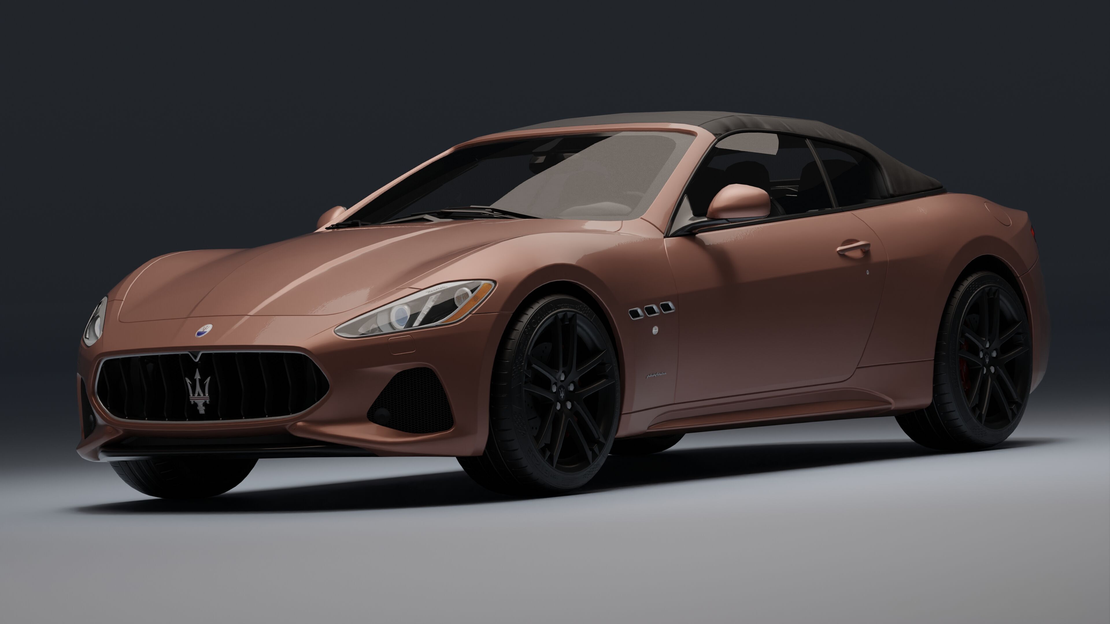 Maserati GranCabrio Low-poly 3D model_38