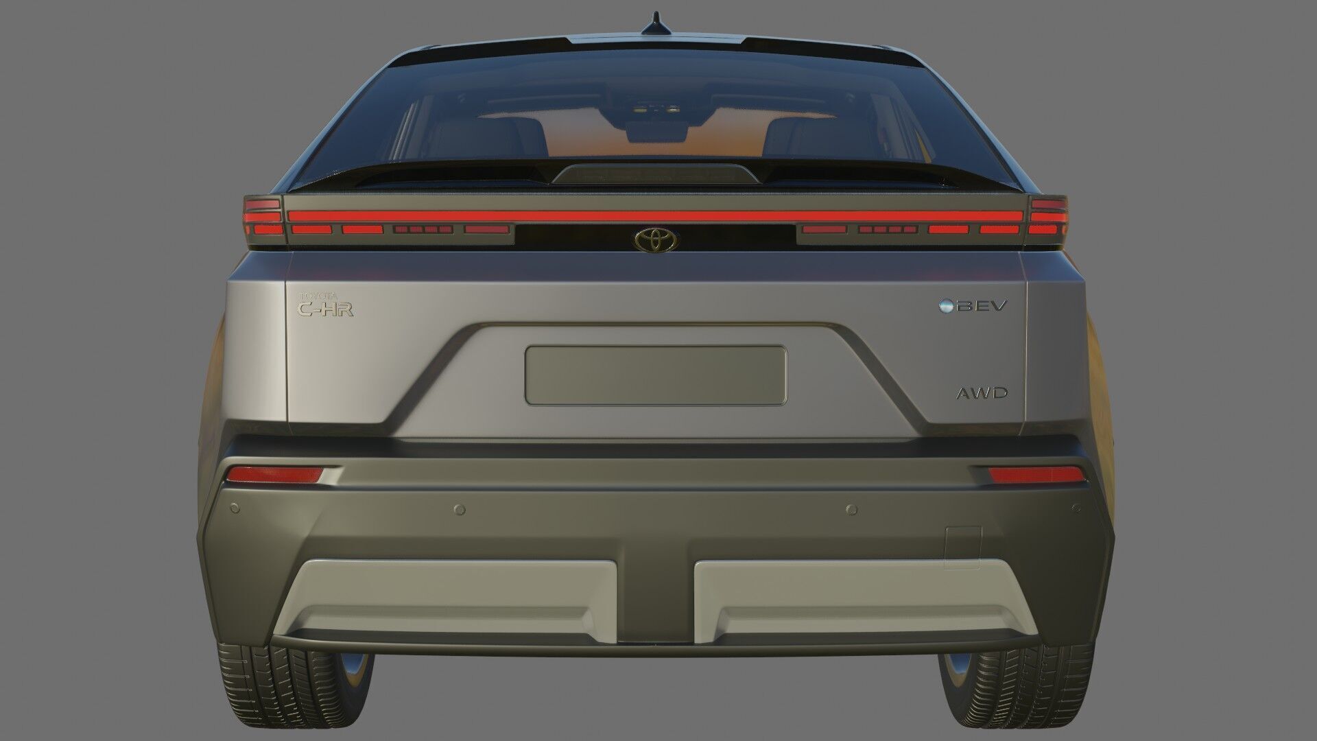 Toyota C-HR plus 2026 with interior 3D model_24