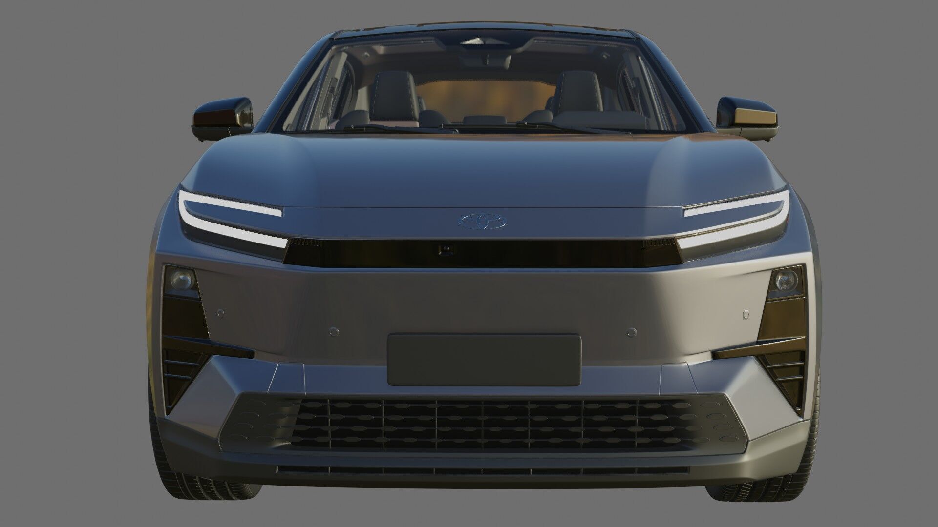 Toyota C-HR plus 2026 with interior 3D model_23