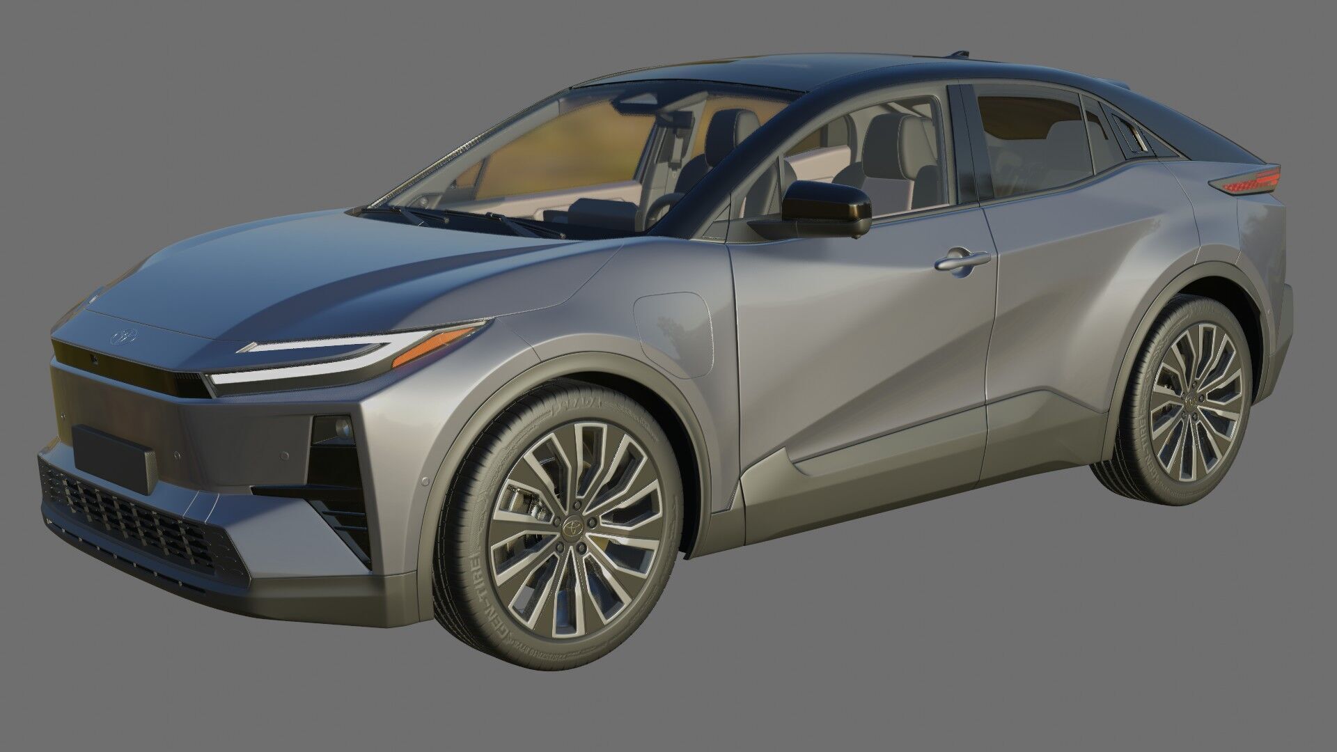 Toyota C-HR plus 2026 with interior 3D model_20