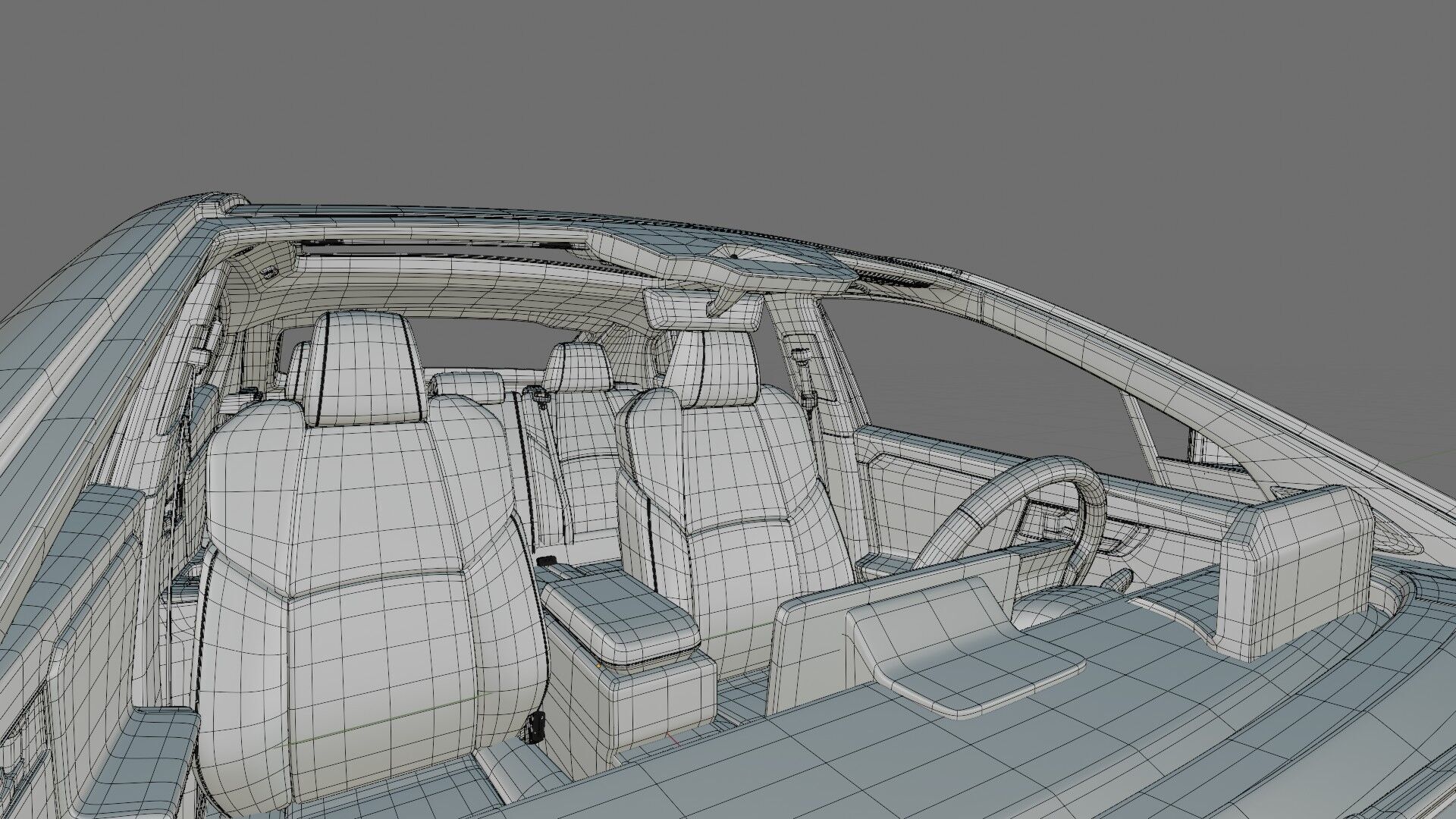 Toyota C-HR plus 2026 with interior 3D model_38