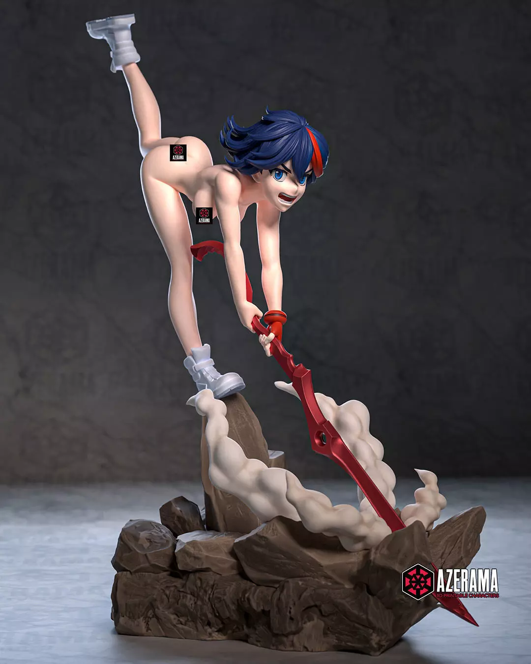 Ryuko Matoi NSFW STL Ready for 3D Printing 3D print model_0