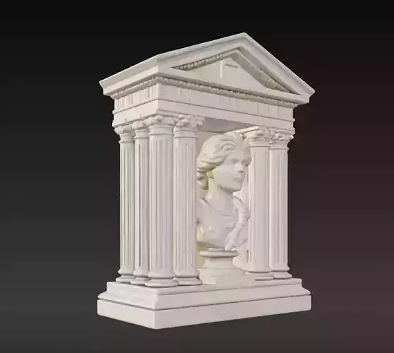 Ancient Greek Wall Relief Decor Series 3 3D print model
