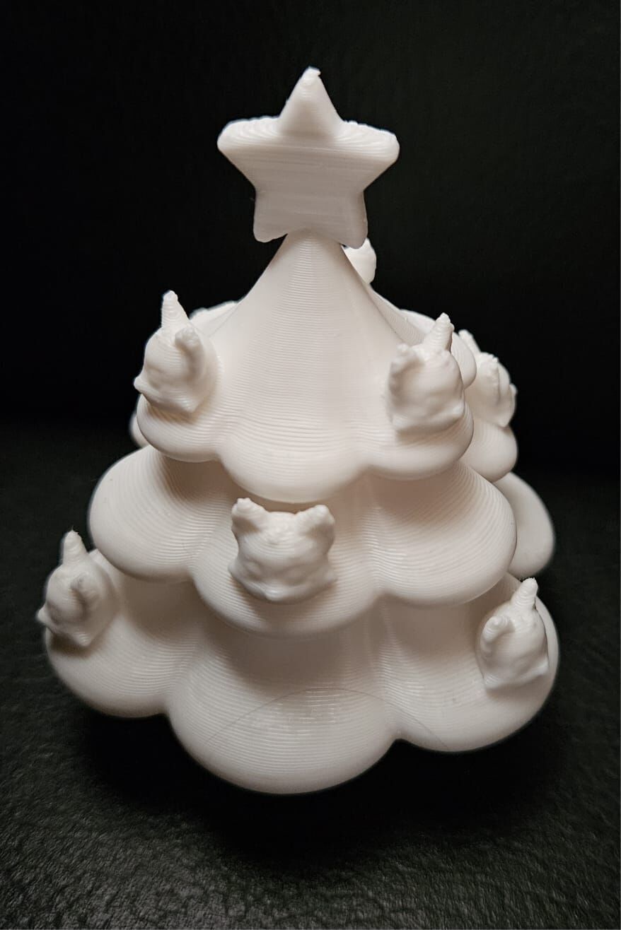 Cats Xmas Tree 3D print model_8