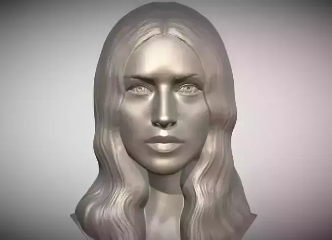 Monica Bellucci bust 3D print model