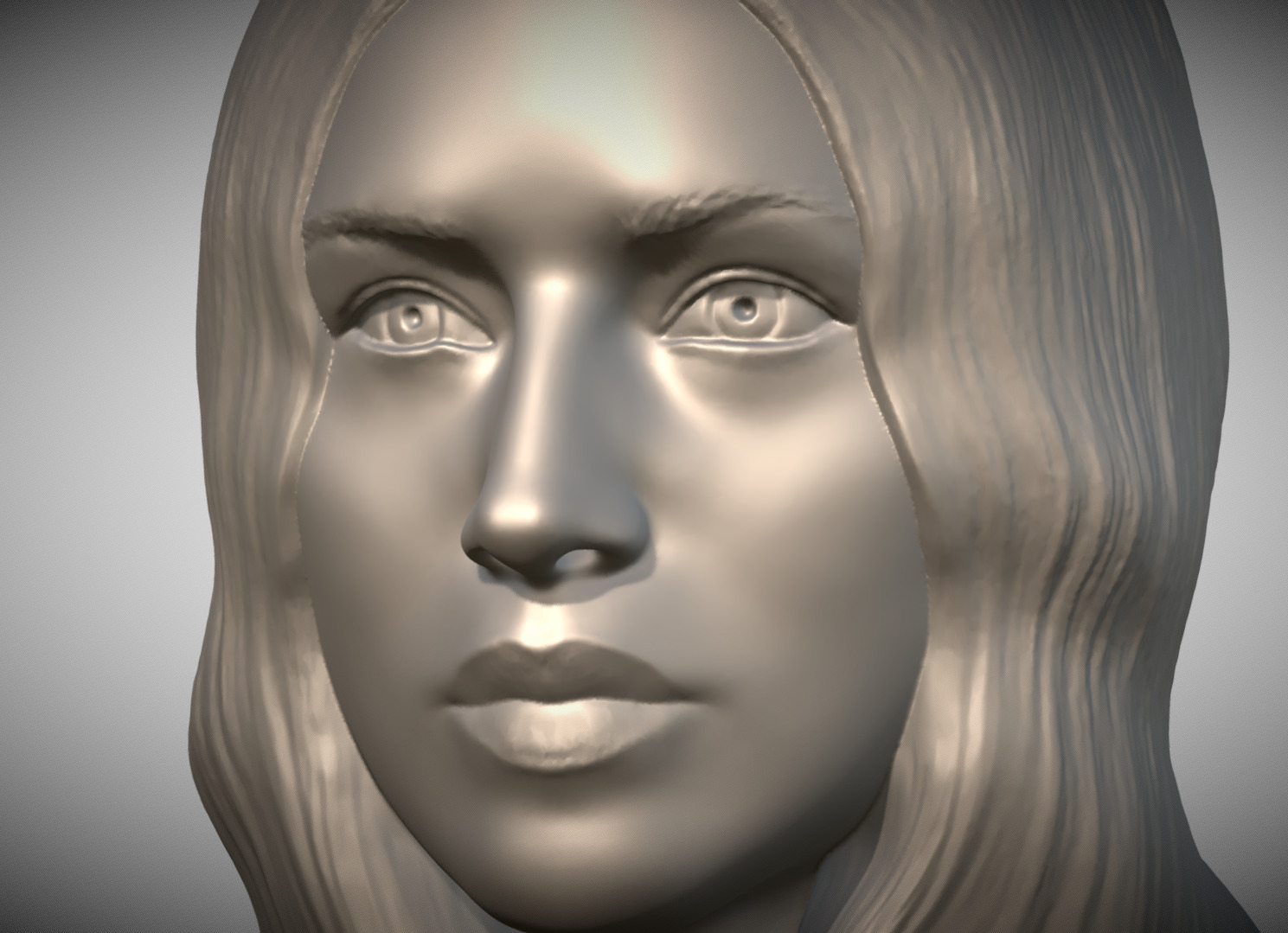 Monica Bellucci bust 3D print model_15