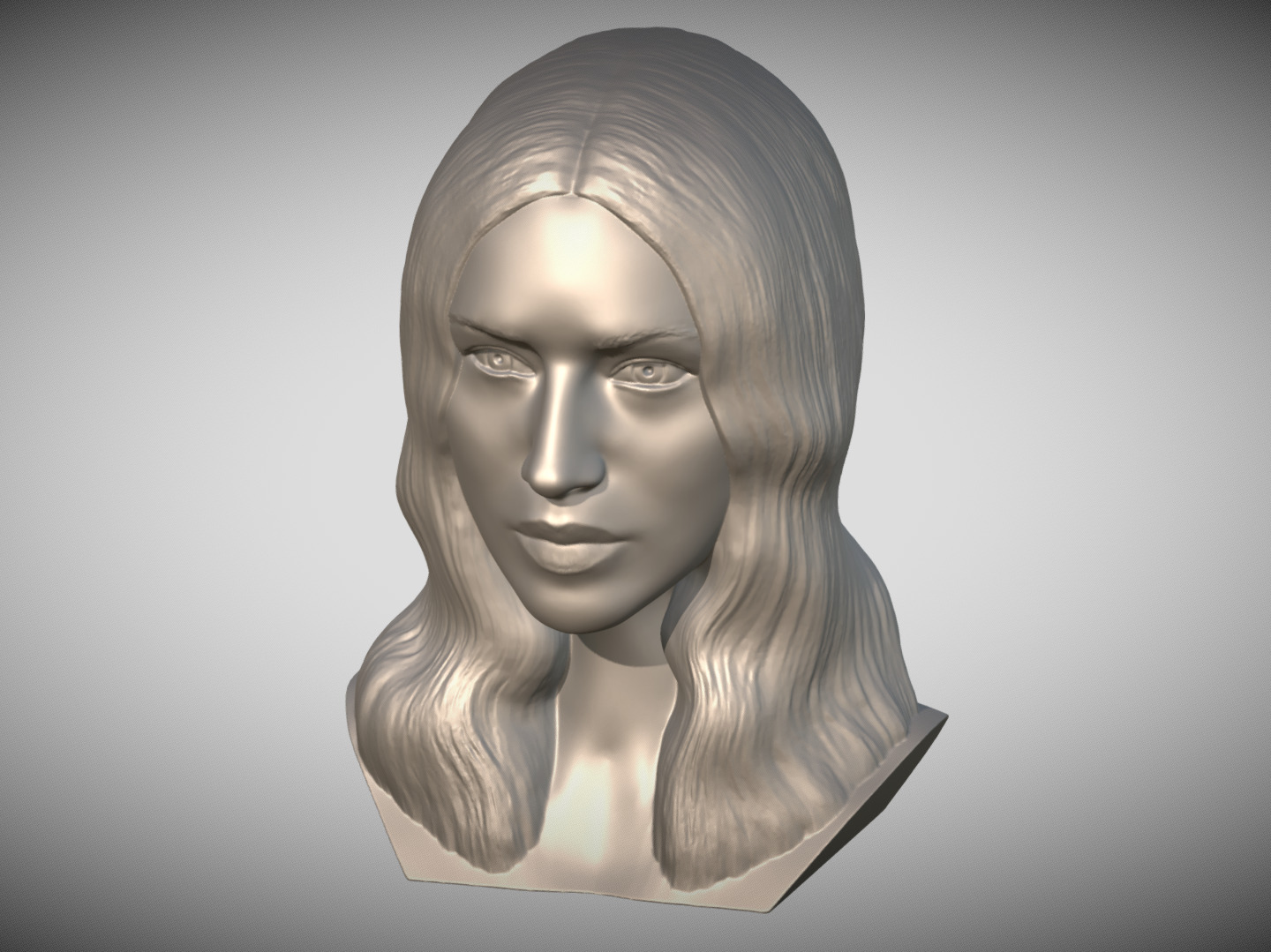 Monica Bellucci bust 3D print model_11