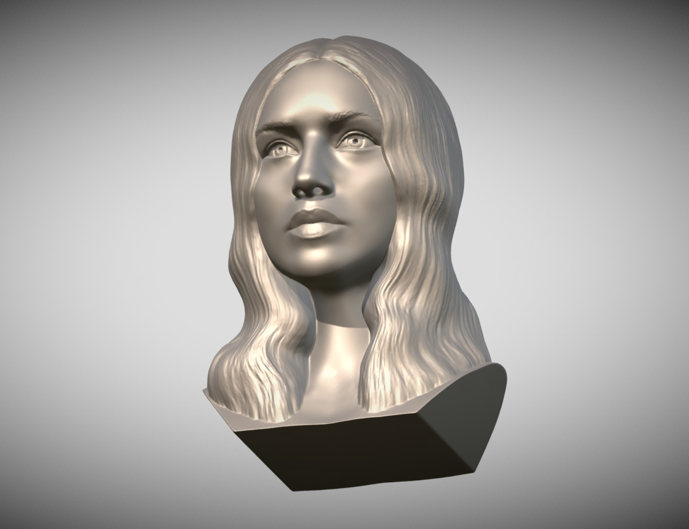 Monica Bellucci bust 3D print model_13
