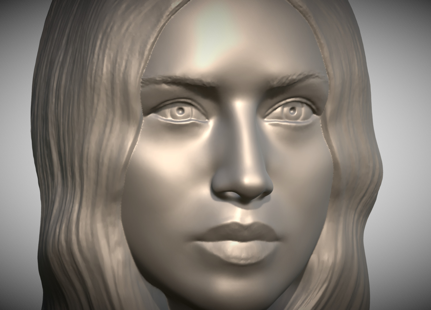 Monica Bellucci bust 3D print model_14