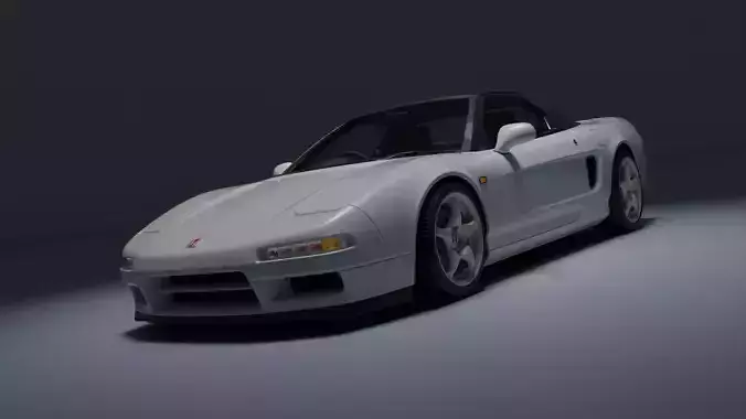 Honda NSX-R Low-poly 3D model