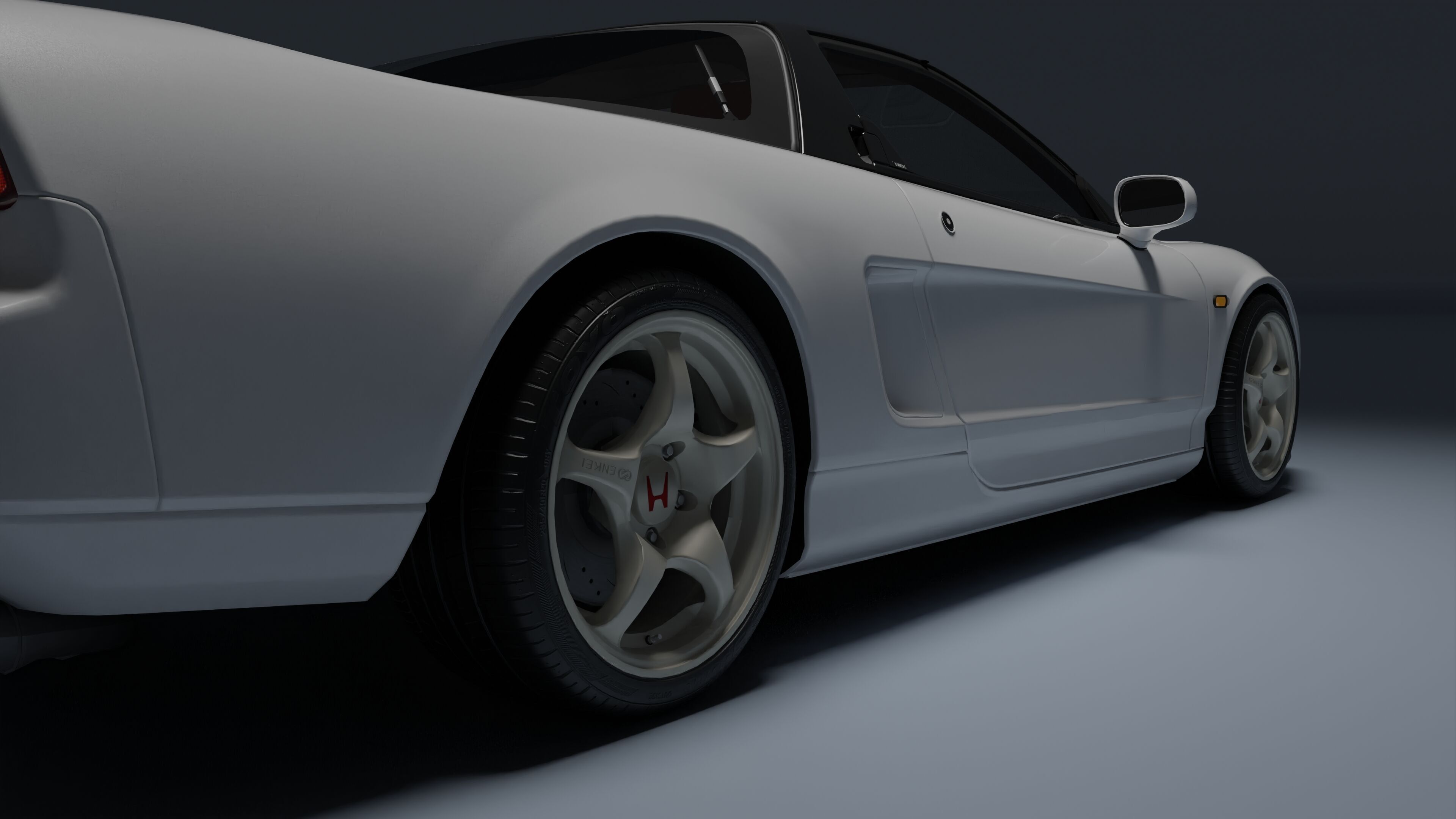 Honda NSX-R Low-poly 3D model_19