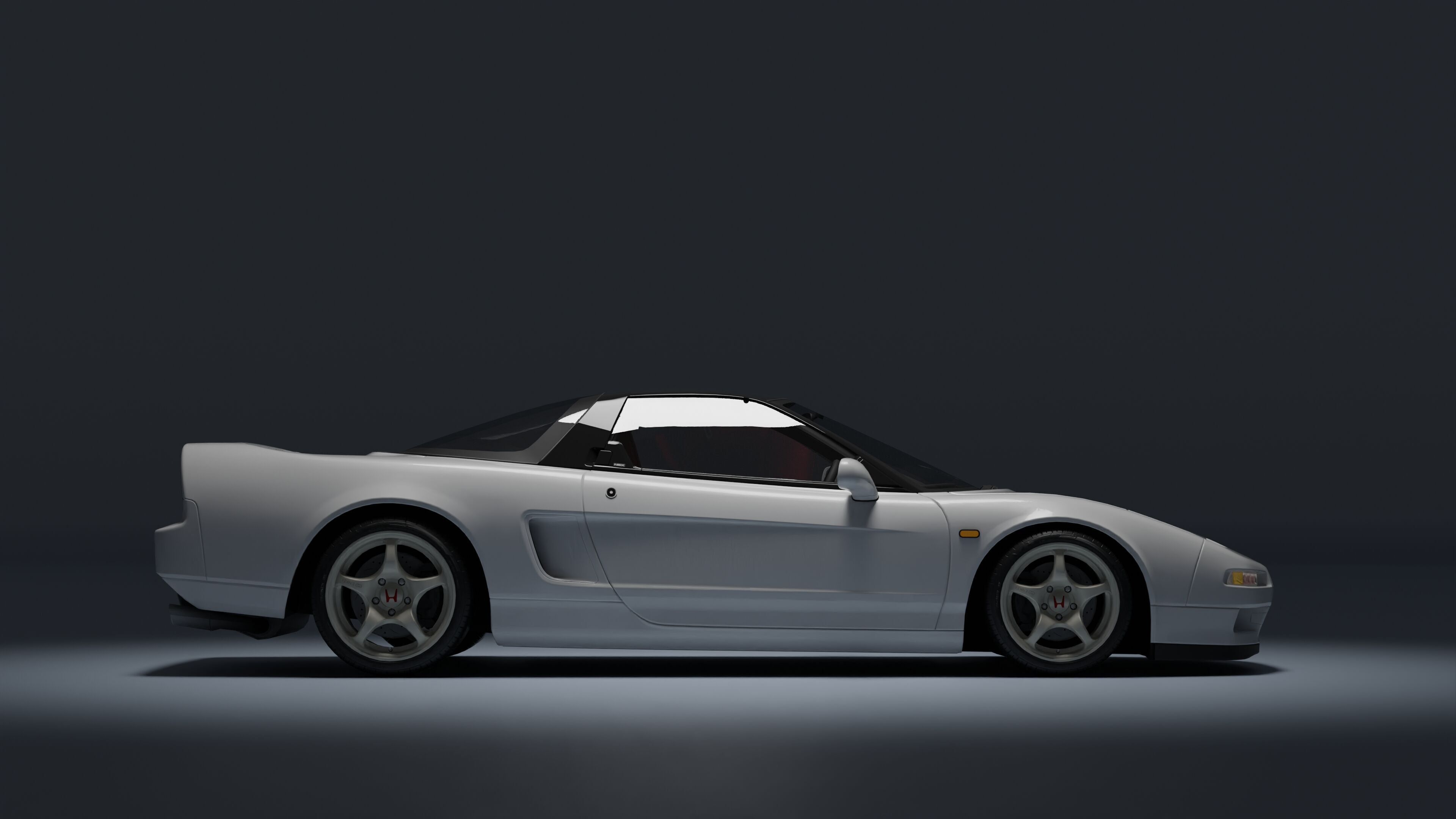 Honda NSX-R Low-poly 3D model_28