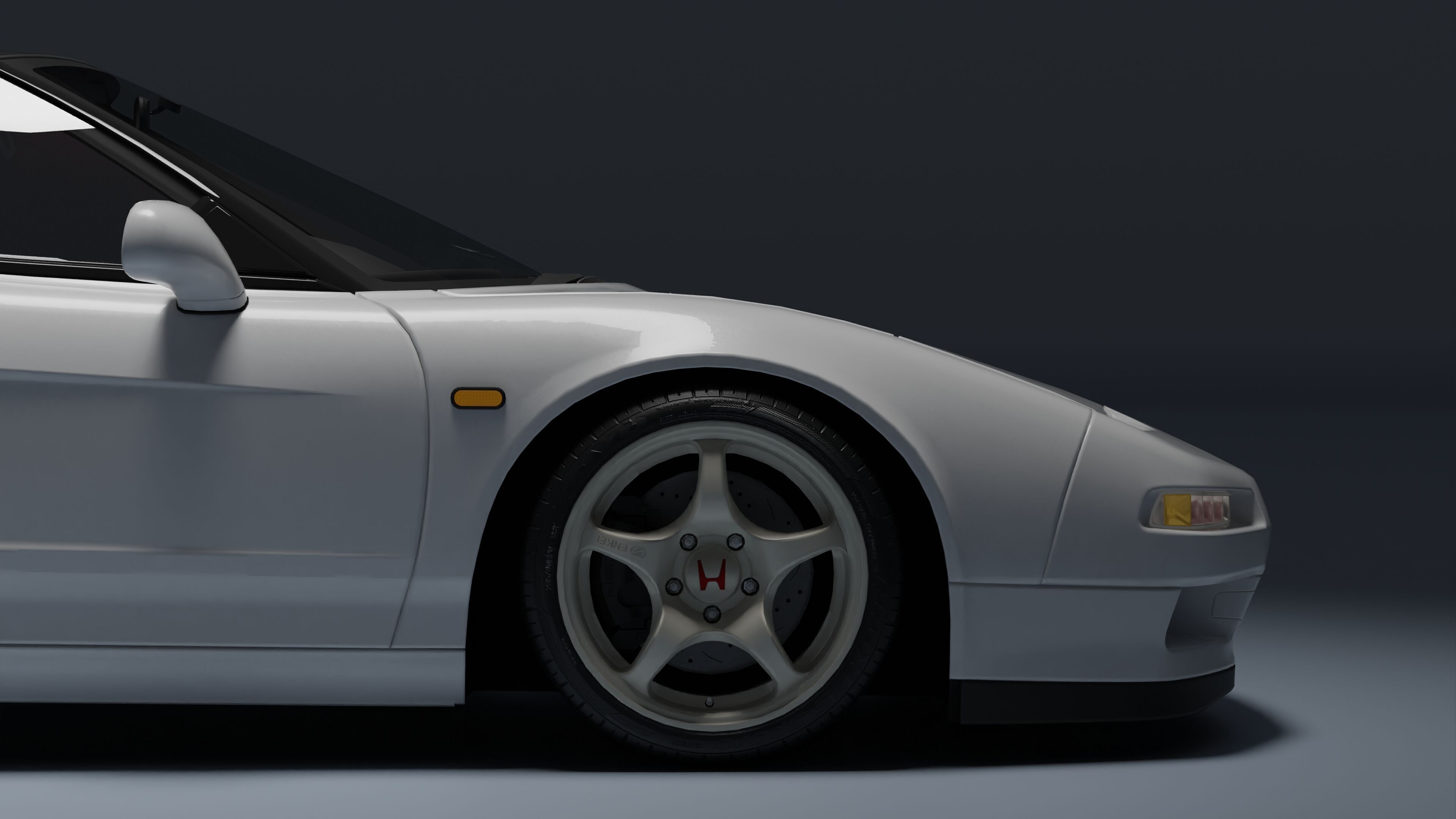 Honda NSX-R Low-poly 3D model_27