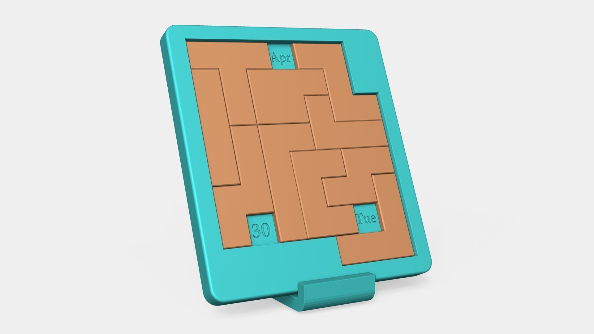 Everyday Puzzle Calendar - Infinite Daily Challenge 3D print model_7