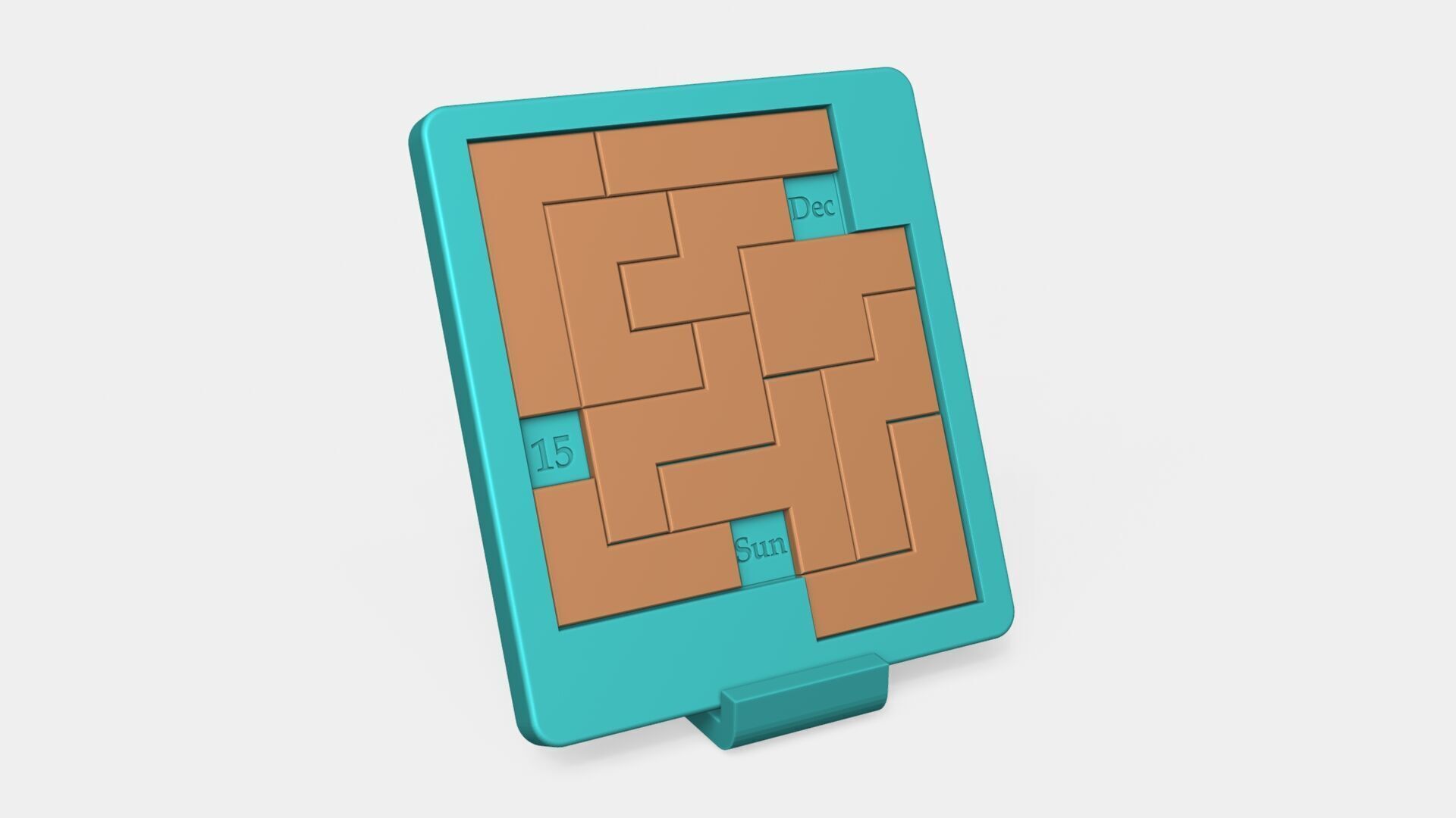Everyday Puzzle Calendar - Infinite Daily Challenge 3D print model_10
