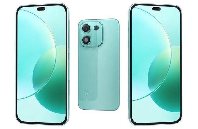 Honor X70i Sky Blue 3D model
