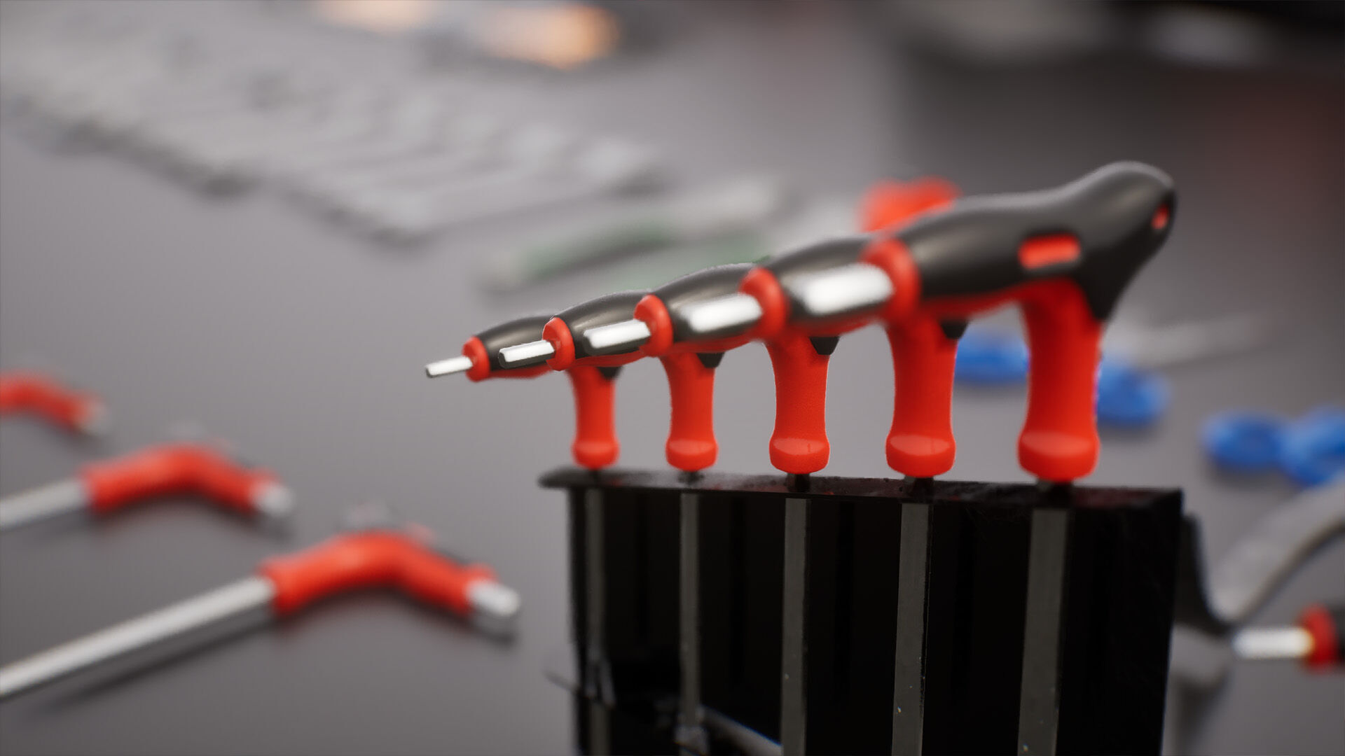 Tools Pack Low-poly 3D model_5