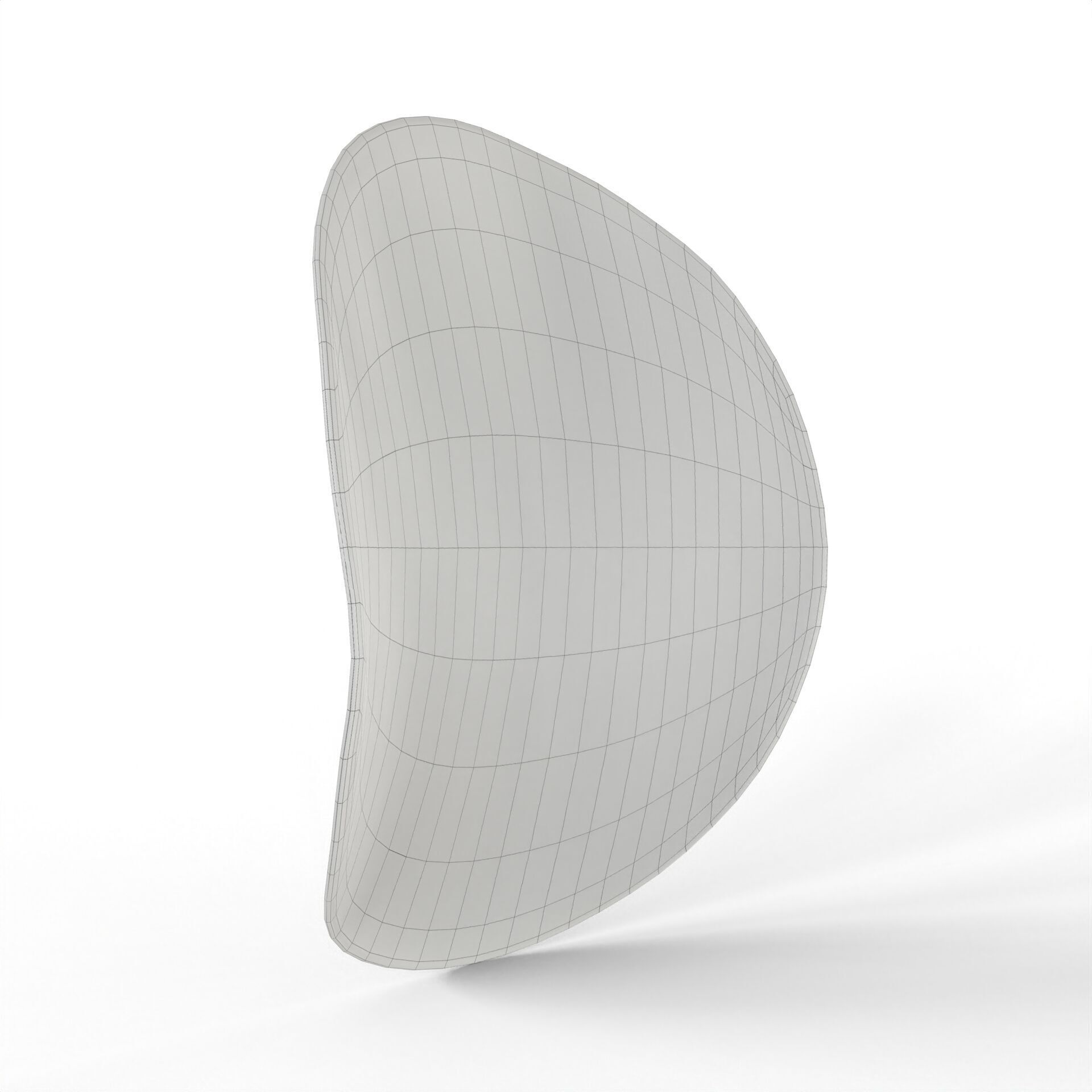 Realistic Ribbed potato chip with Detailed Texture Low-poly 3D model_4