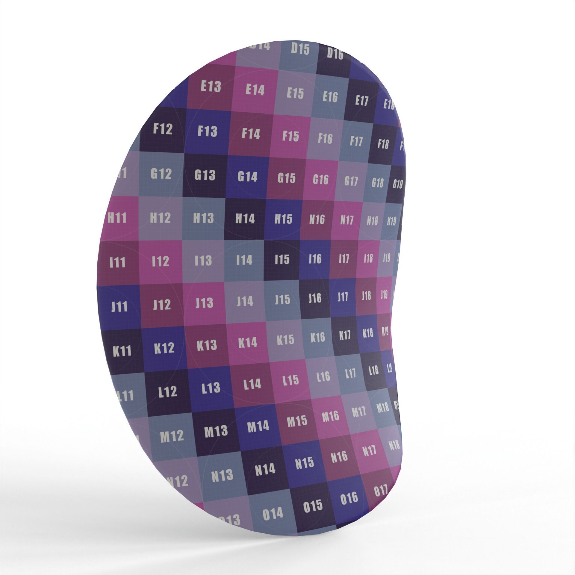 Realistic Ribbed potato chip with Detailed Texture Low-poly 3D model_8