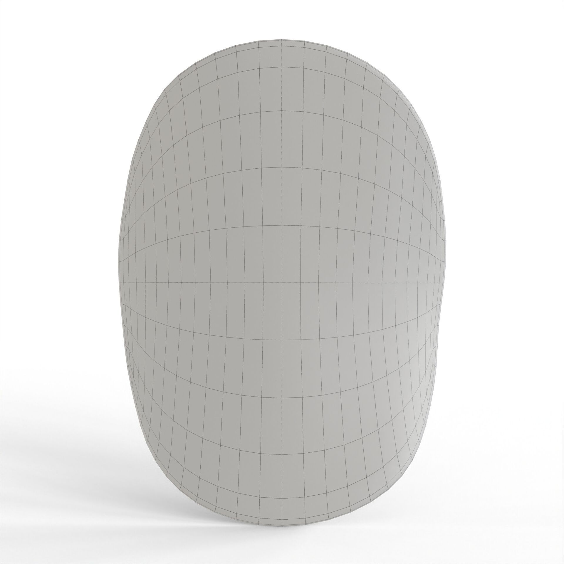 Realistic Ribbed potato chip with Detailed Texture Low-poly 3D model_3