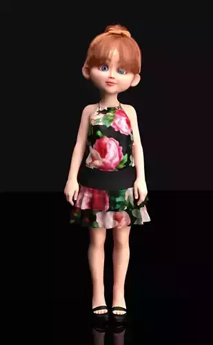 Girl 3d Character 