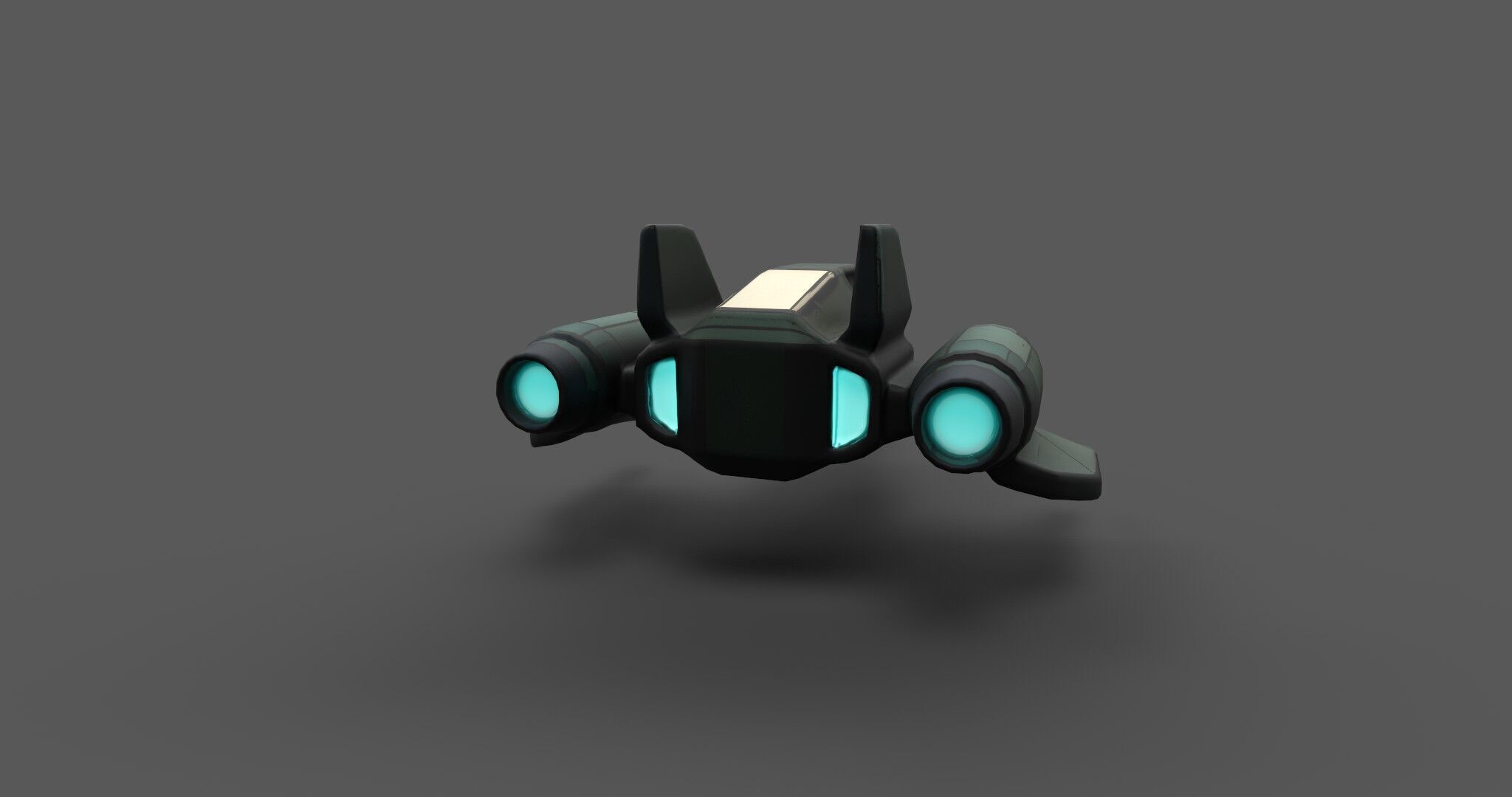 AstraNova Starfighter Low-poly 3D model_11