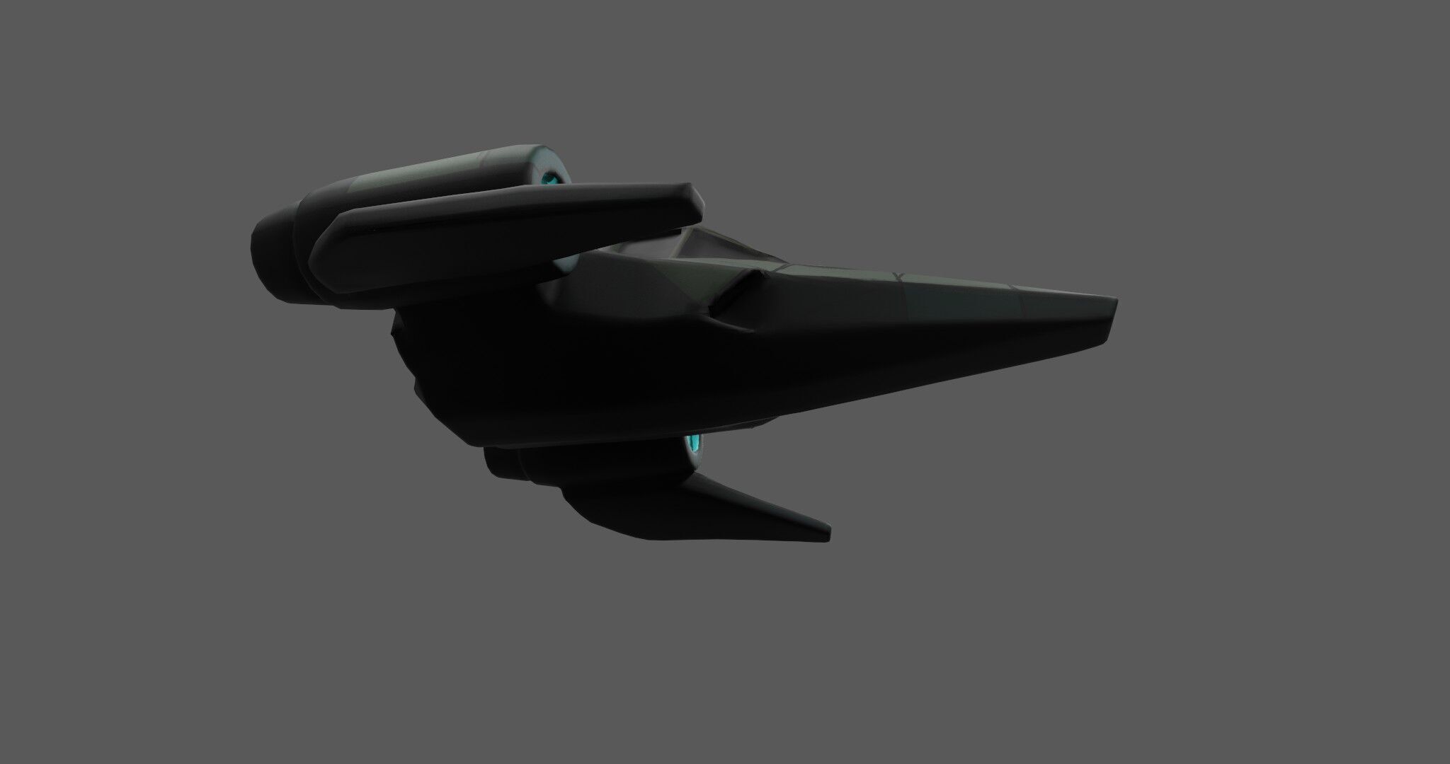 AstraNova Starfighter Low-poly 3D model_25