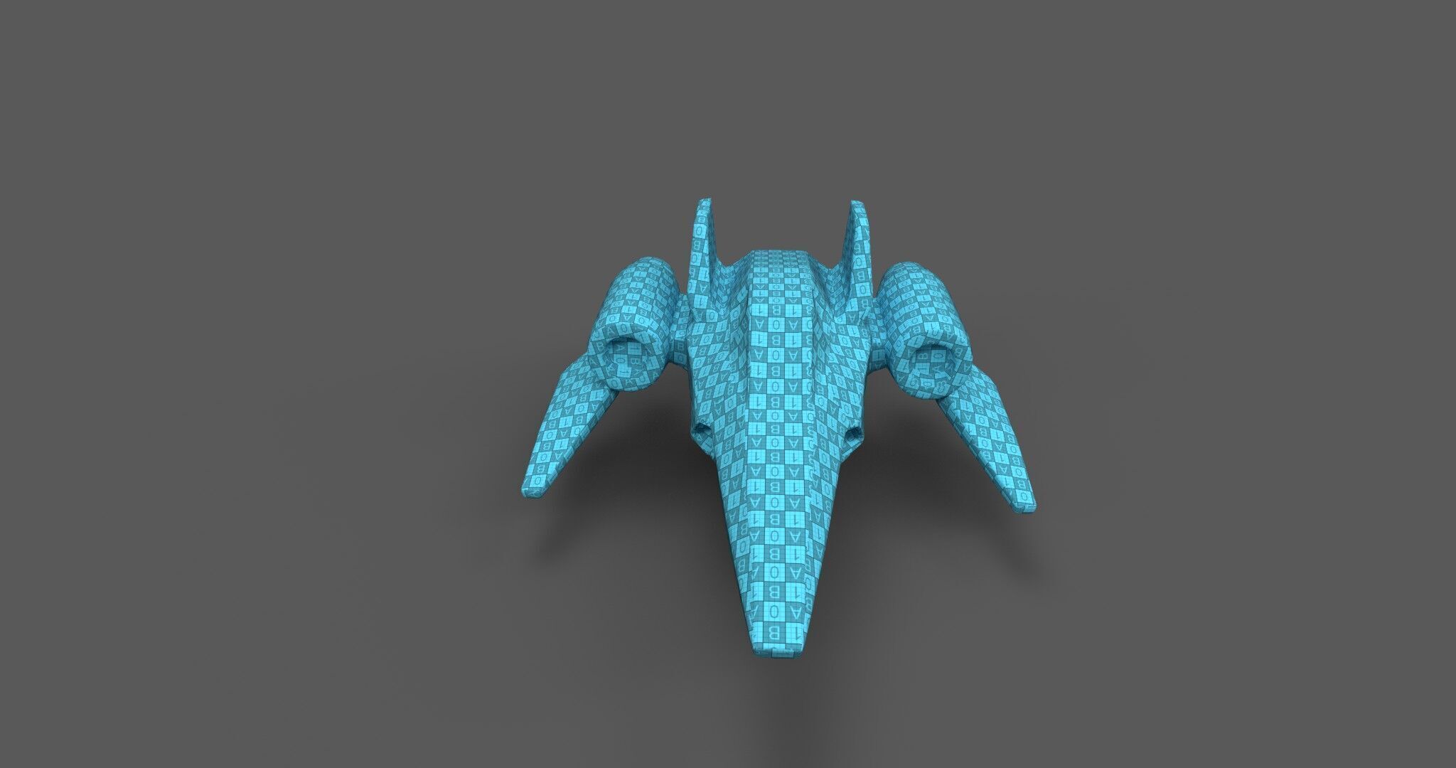 AstraNova Starfighter Low-poly 3D model_30