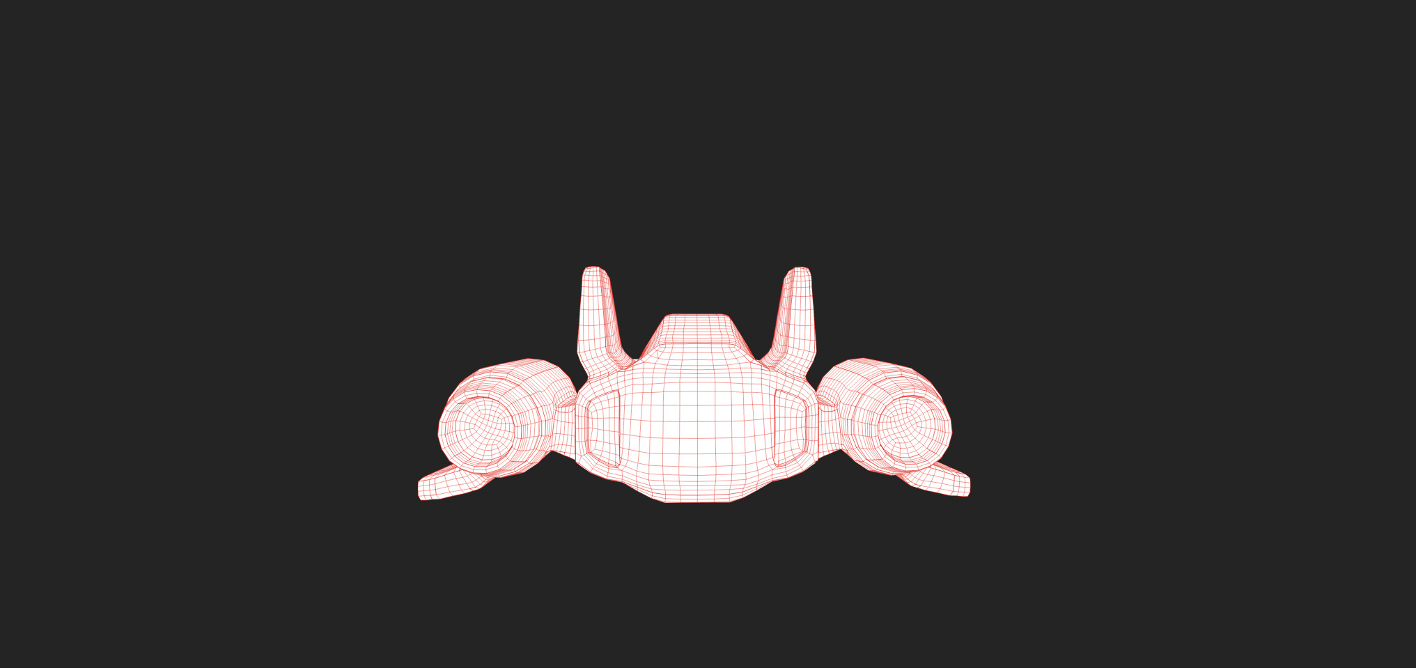 AstraNova Starfighter Low-poly 3D model_35