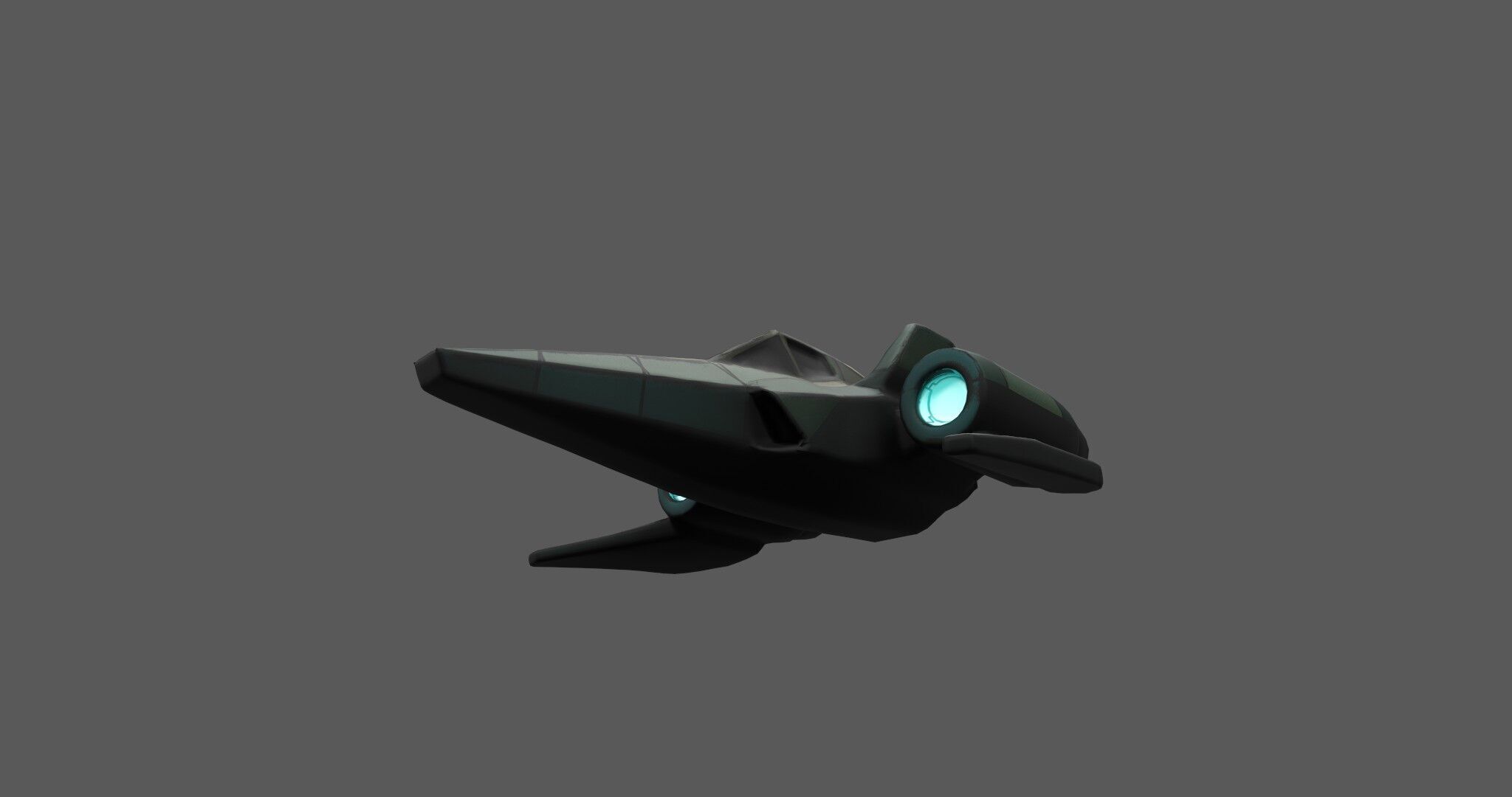 AstraNova Starfighter Low-poly 3D model_24
