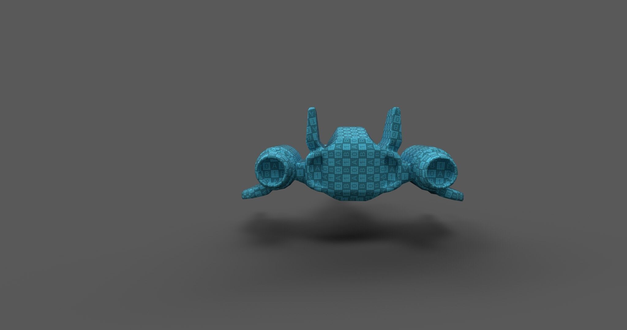 AstraNova Starfighter Low-poly 3D model_31